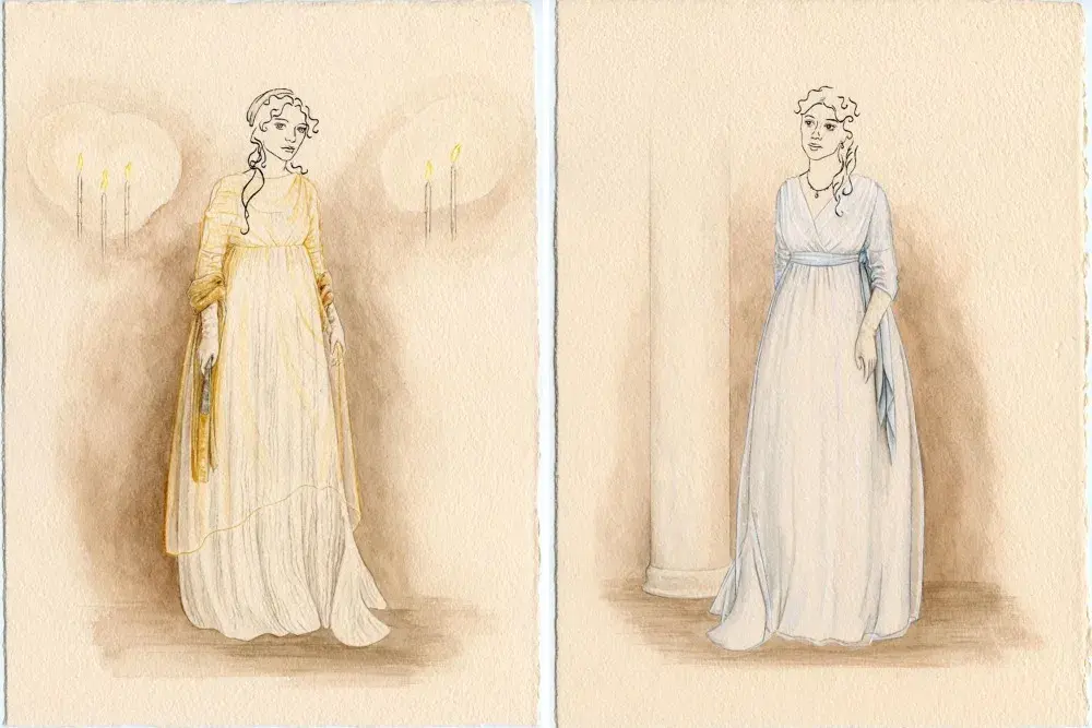 Grace Snell îmbină istoria cu stilul modern pentru sorele Dashwood din Sense and Sensibility